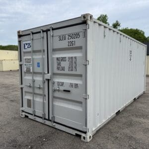 20′ x 8′ x 8.5′ Tall– New Shipping/Storage Container – Wind and Watertight – GRAY