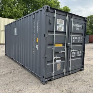 20′ x 8′ x 8.5′ Tall– New Shipping/Storage Container – Wind and Watertight – GRAY