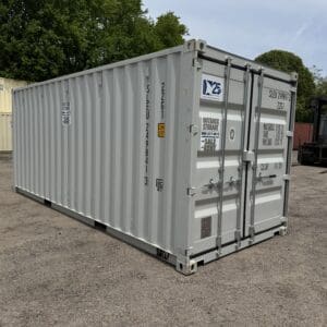 20′ x 8′ x 8.5′ Tall– New Shipping/Storage Container – Wind and Watertight – GRAY