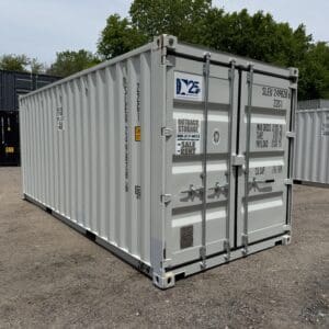 20′ x 8′ x 8.5′ Tall– New Shipping/Storage Container – Wind and Watertight – GRAY