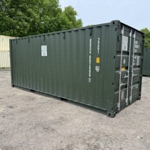 20′ x 8′ x 8.5′ Tall– New Shipping/Storage Container – Wind and Watertight – GREEN