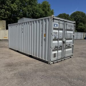 20′ x 8′ x 8.5′ Tall– New Shipping/Storage Container – Wind and Watertight – GRAY