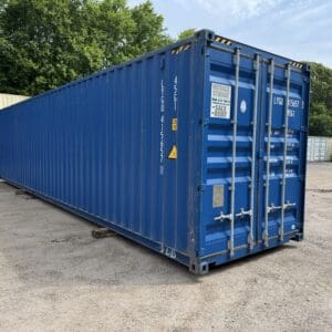 40′ x 8′ x 9.5′ Tall – *2024*High Cube Shipping/Storage Container – Wind and Watertight – BLUE