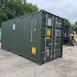 20′ x 8′ x 9.5′ Tall– New **HC** Shipping/Storage Container – Wind and Watertight – GREEN
