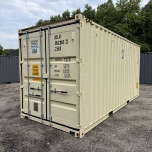 20′ x 8′ x 9.5′ Tall– New **HC** Shipping/Storage Container – Wind and Watertight – BEIGE